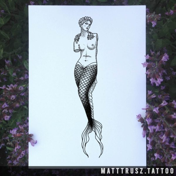 Greek Mermaid Print
